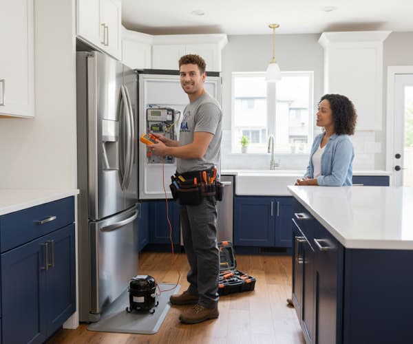 AAA Appliance Repair professional technician working on appliances in Los Angeles